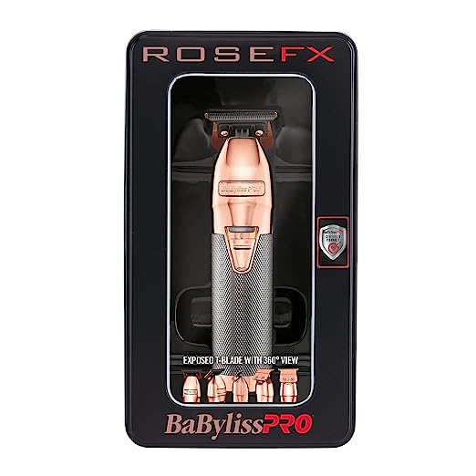 Recortadora de litio de metal esqueleto BaBylissPRO ROSEFX - FX787RG