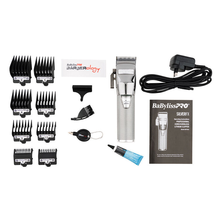 BaBylissPro SILVERFX Metal Lithium Clipper - FX870S