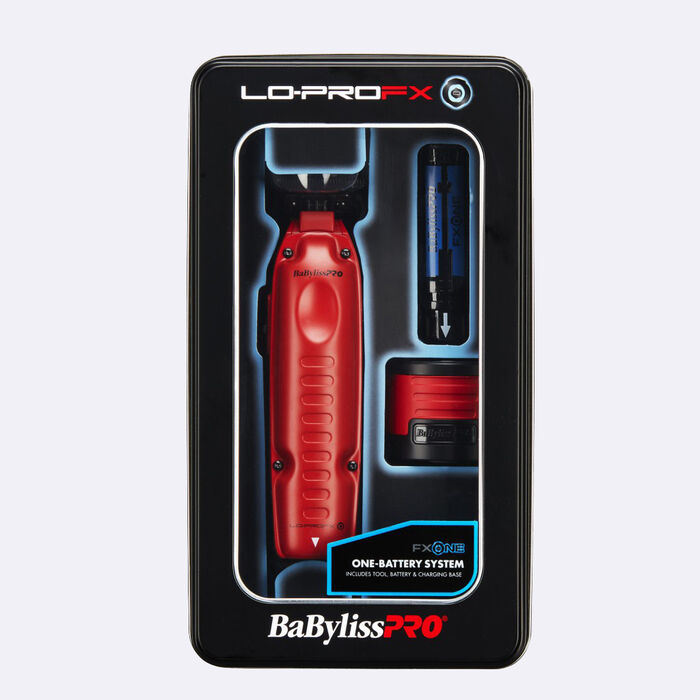 BaBylissPro FXONE LO-PROFX High Performance Low-Profile LIMITED EDITION MATTE RED Trimmer - FX729MR