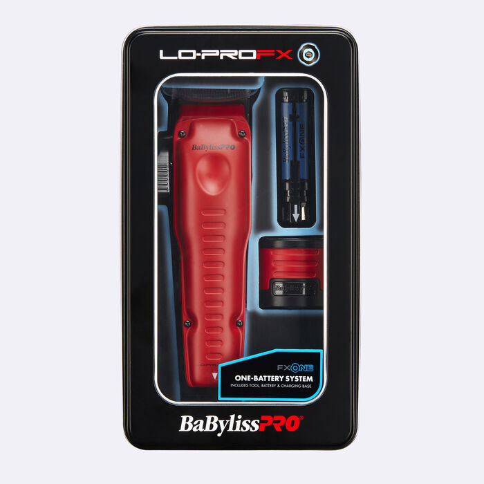 BaBylissPro FXONE LO-PROFX High Performance Low-Profile LIMITED EDITION MATTE RED Clipper - FX829MR