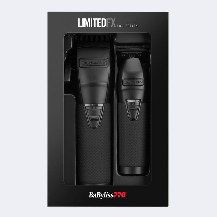 BaBylissPRO LIMITEDFX COLLECTION Black Clipper & Trimmer Combo