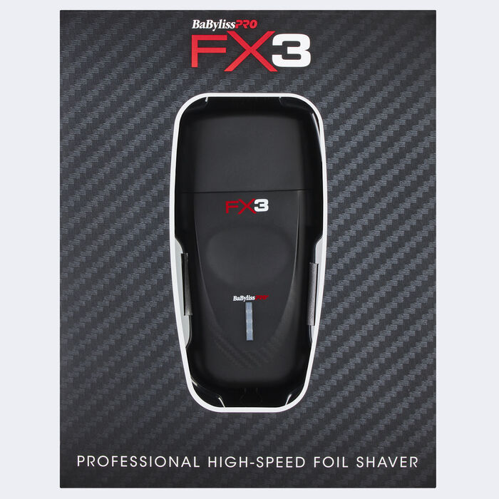 BaBylissPro FX3 Professional High Speed Foil Shaver - FXX3SB